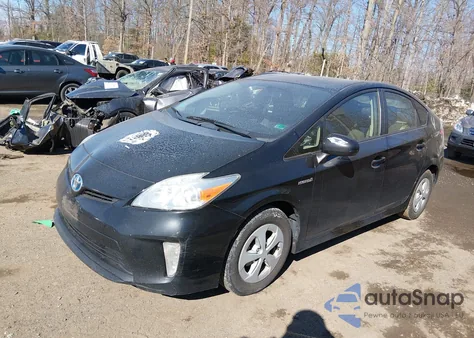 2013 Toyota Prius Three z USA, uszkodzony, nr VIN JTDKN3DU3D0355288